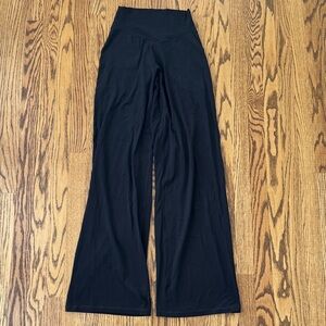 OFFLINE by aerie Black High-Rise Wide-Leg Trouser Pants